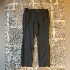White House Black Market grey pants size 10R perfect condition slim leg see pics